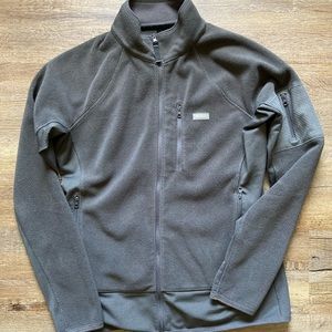 Figs Women’s Ultra Cozy Fleece Jacket Gray Nursing Medical Discontinued Style